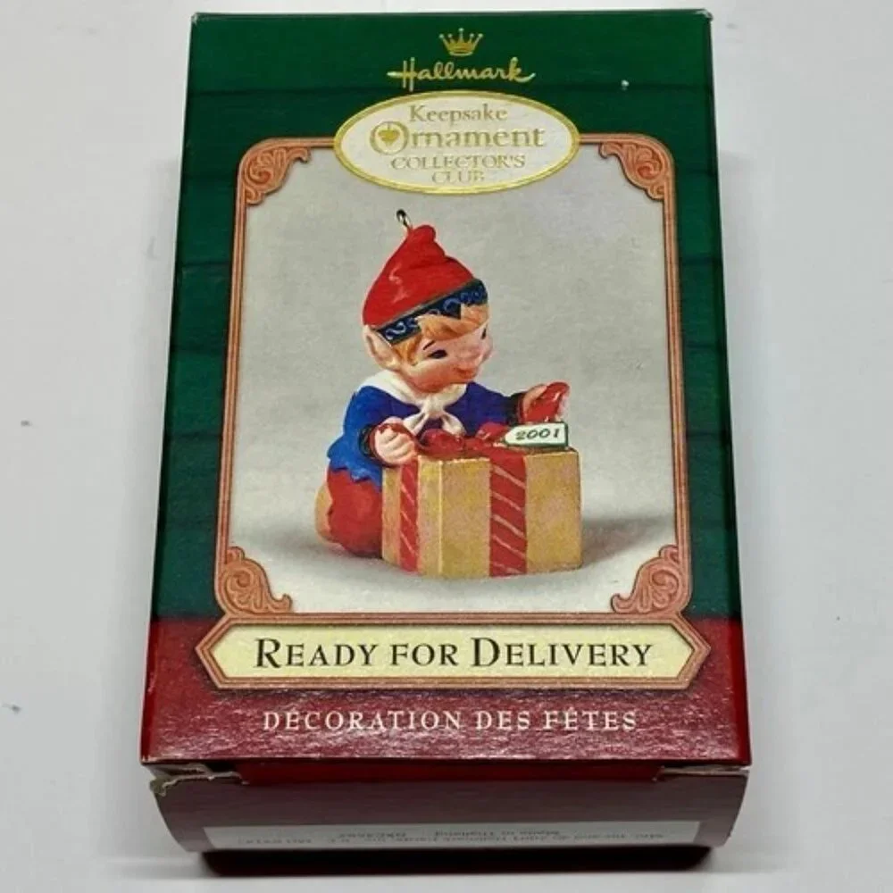 Vintage Christmas Ornament Ready for Delivery Hallmark Keepsake 2001‎ NIB